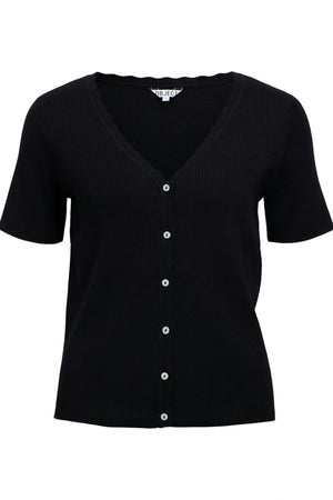 Kelly Re V-Neck Cardigan - Sort