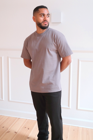 Heavy Boxfit Tee - Mørkegrå