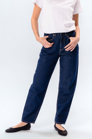 De Originale Performance Mom Jeans - Dark Blue Denim