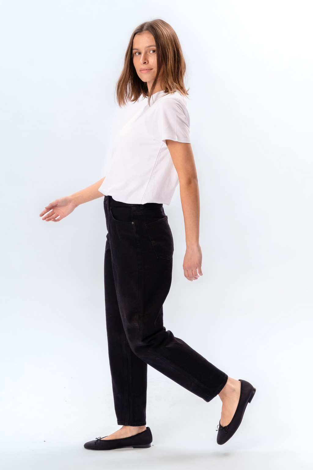 De Originale Performance Mom Jeans - Black Denim
