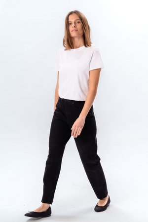 De Originale Performance Mom Jeans - Black Denim