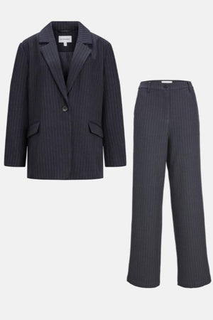 Oversized Suit - Navy Pinstripe (V.I.P)