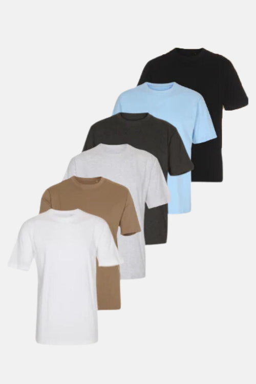 Oversized T-Shirt – Women's Package Deal (6 pcs.) - TeeShoppen Group™ - T-shirt - TeeShoppen