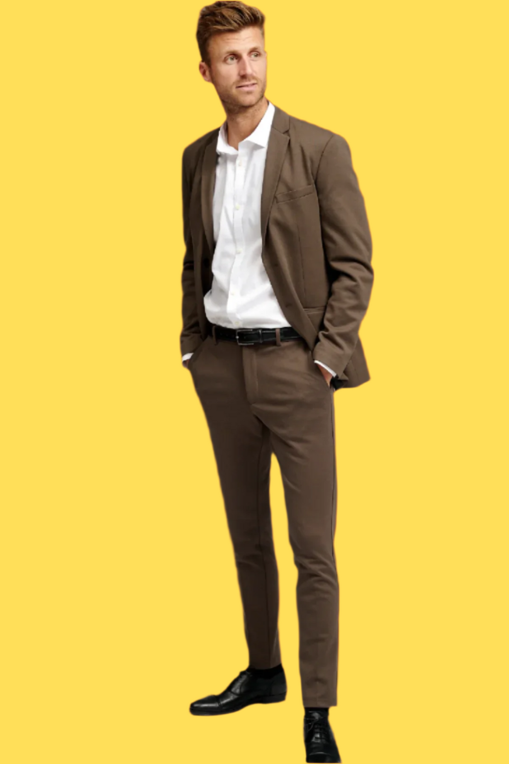 Det Originale Performance Jakkesæt - Mørkebrun (V.I.P)