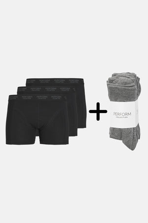 Performance Underbukser (3 pak) & Performance Socks (10 par)