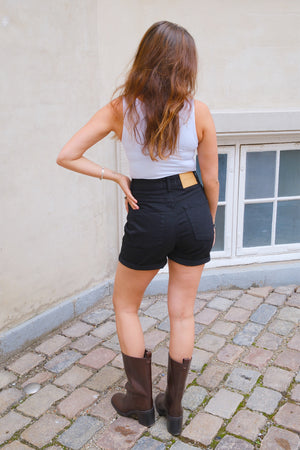 De Originale Performance Denim Shorts - Sort Denim (Kvinde)