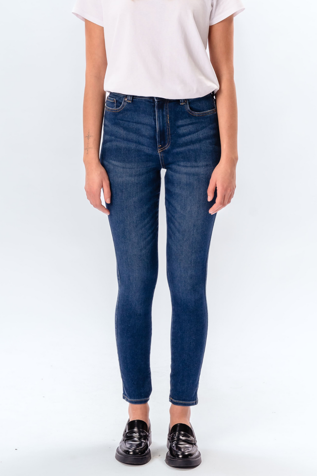 De Originale Performance Skinny Jeans - Medium Blue Denim