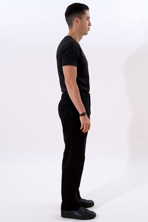 Straight Cotton Chino - Sort