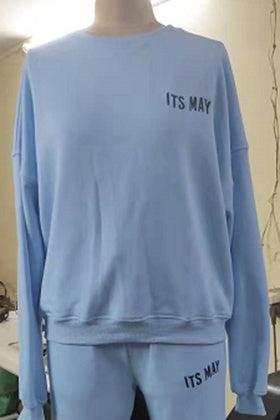 Sunset drive sweater - blue Sweatshirt May 