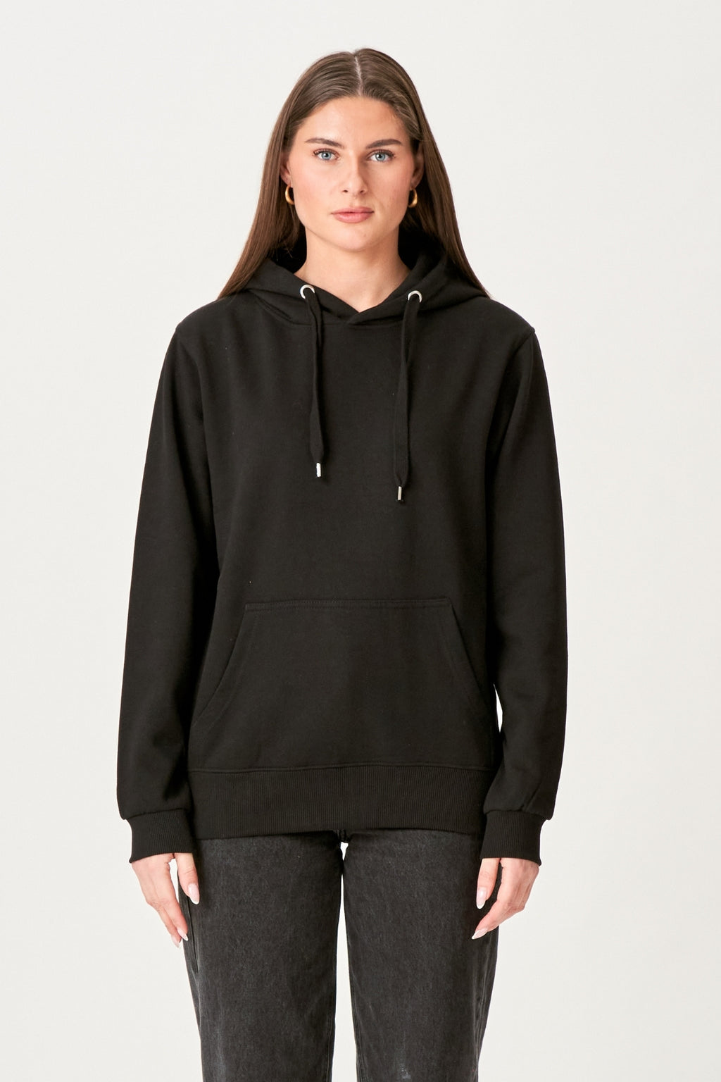 Oversized Hoodie - Sort