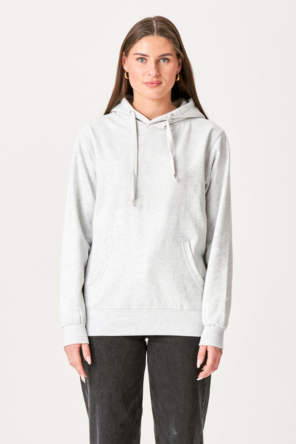 Oversized Hoodie - Askegrå