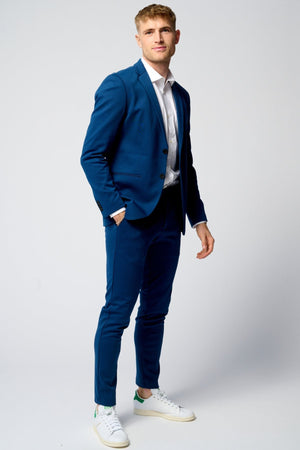 Det Originale Performance Jakkesæt (Blå) + Slips
