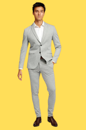 Det Originale Performance Jakkesæt - Lysegrå (V.I.P)