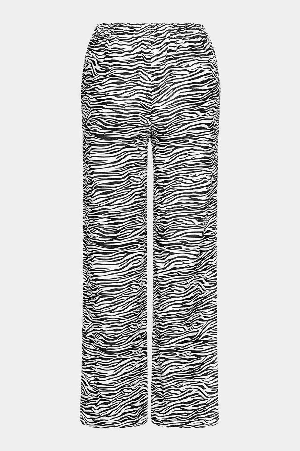 Zebra wide pants