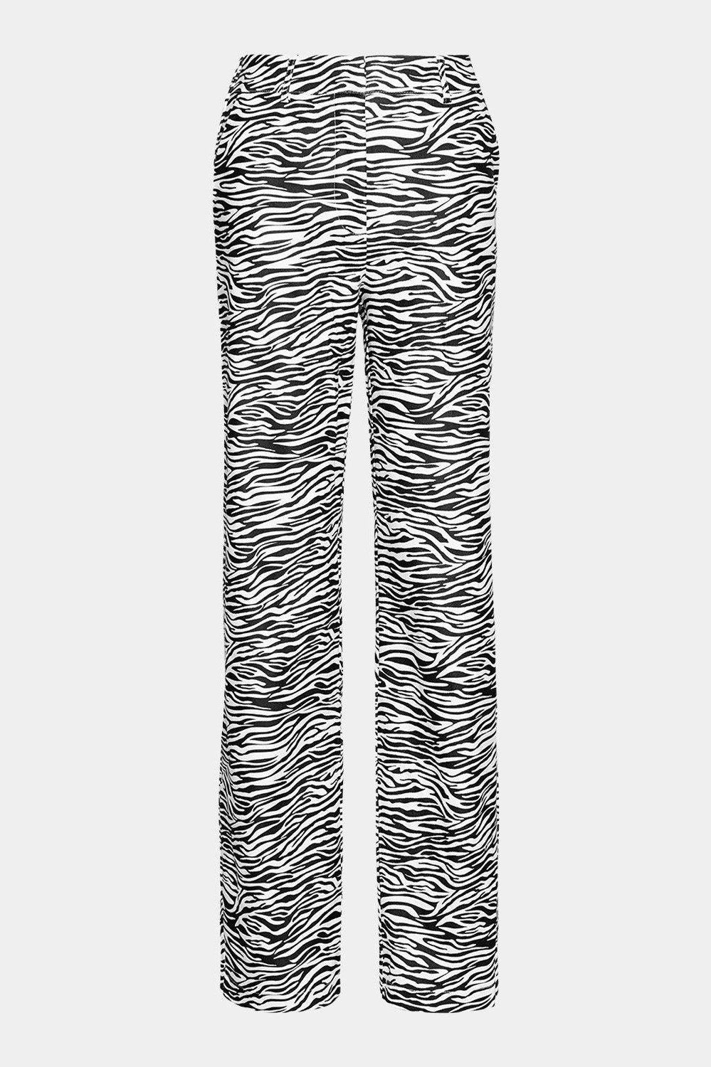 Zebra wide pants