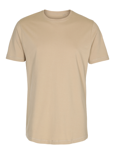 Long T-shirt - Khaki - TeeShoppen - Sand/Beige 3