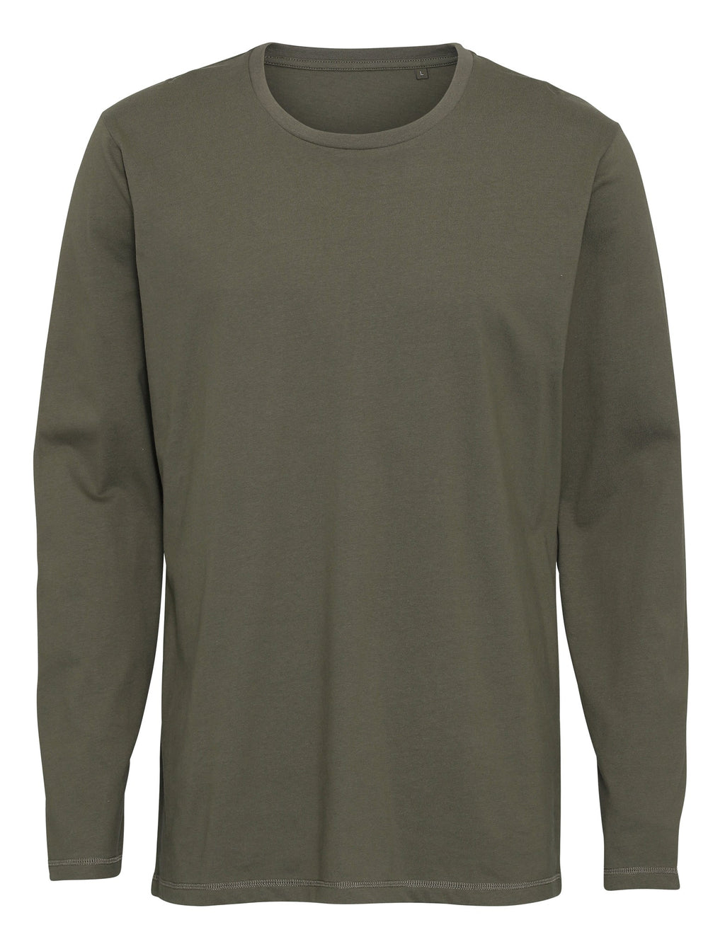 Basic Langærmet T-shirt - Armygrøn