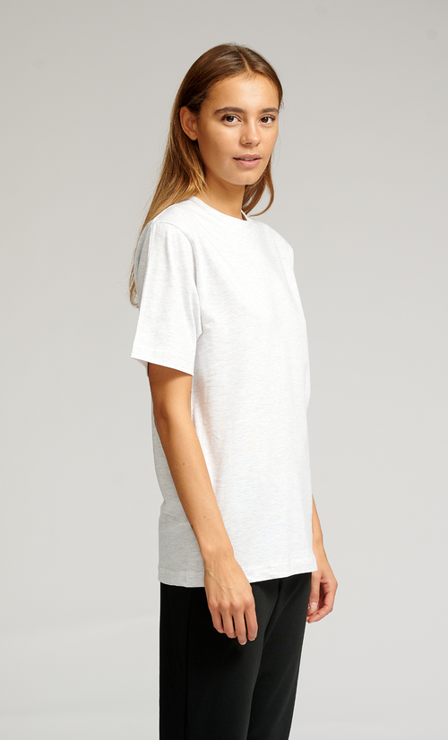 Oversized T-shirt - Askegrå (dame)