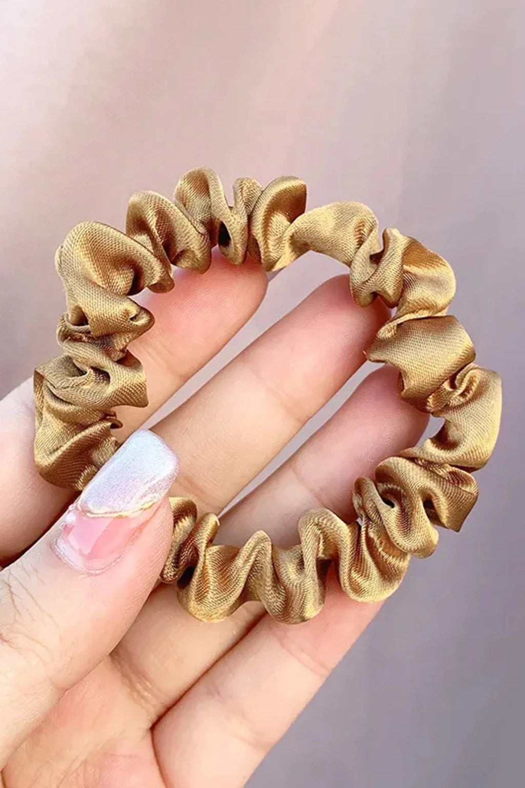 Kamilla Scrunchie - Brun