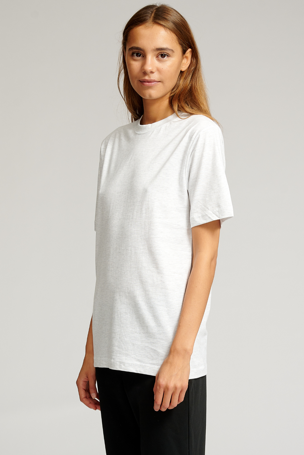 Oversized T-shirt - Askegrå (dame)