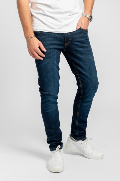 De Originale Performance Jeans (Slim) - Dark Blue Denim - TeeShoppen - Blå