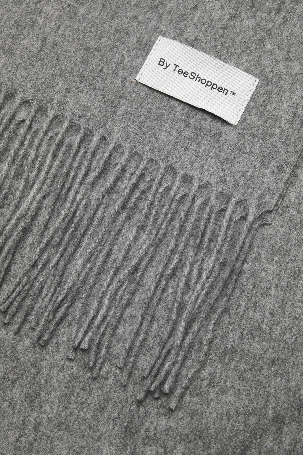 Klassisk Halstørklæde - Gråmeleret