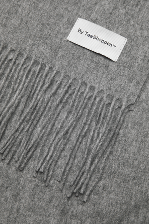 Klassisk Halstørklæde - Gråmeleret