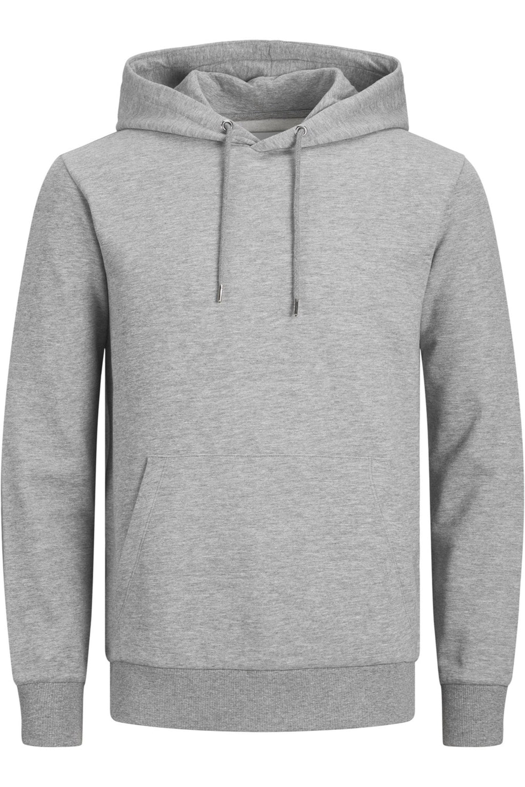 Basic Hoodie Sweat - Lysegrå Melange
