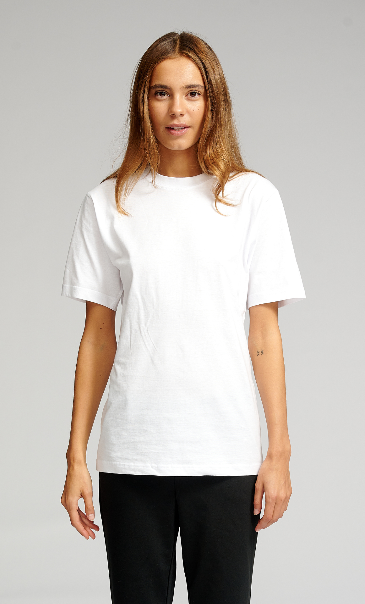 Oversized T-shirt - Hvid - TeeShoppen - Hvid