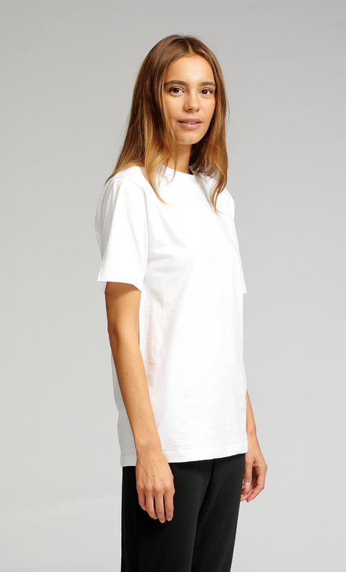 Oversized T-shirt - Hvid - TeeShoppen - Hvid