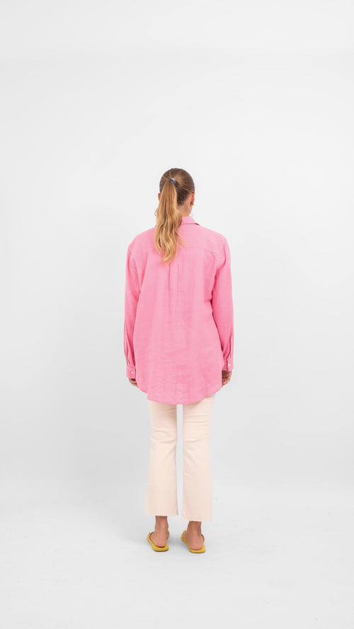 Tokyo Linen Skjorte - Sachet Pink - ONLY - Lyserød