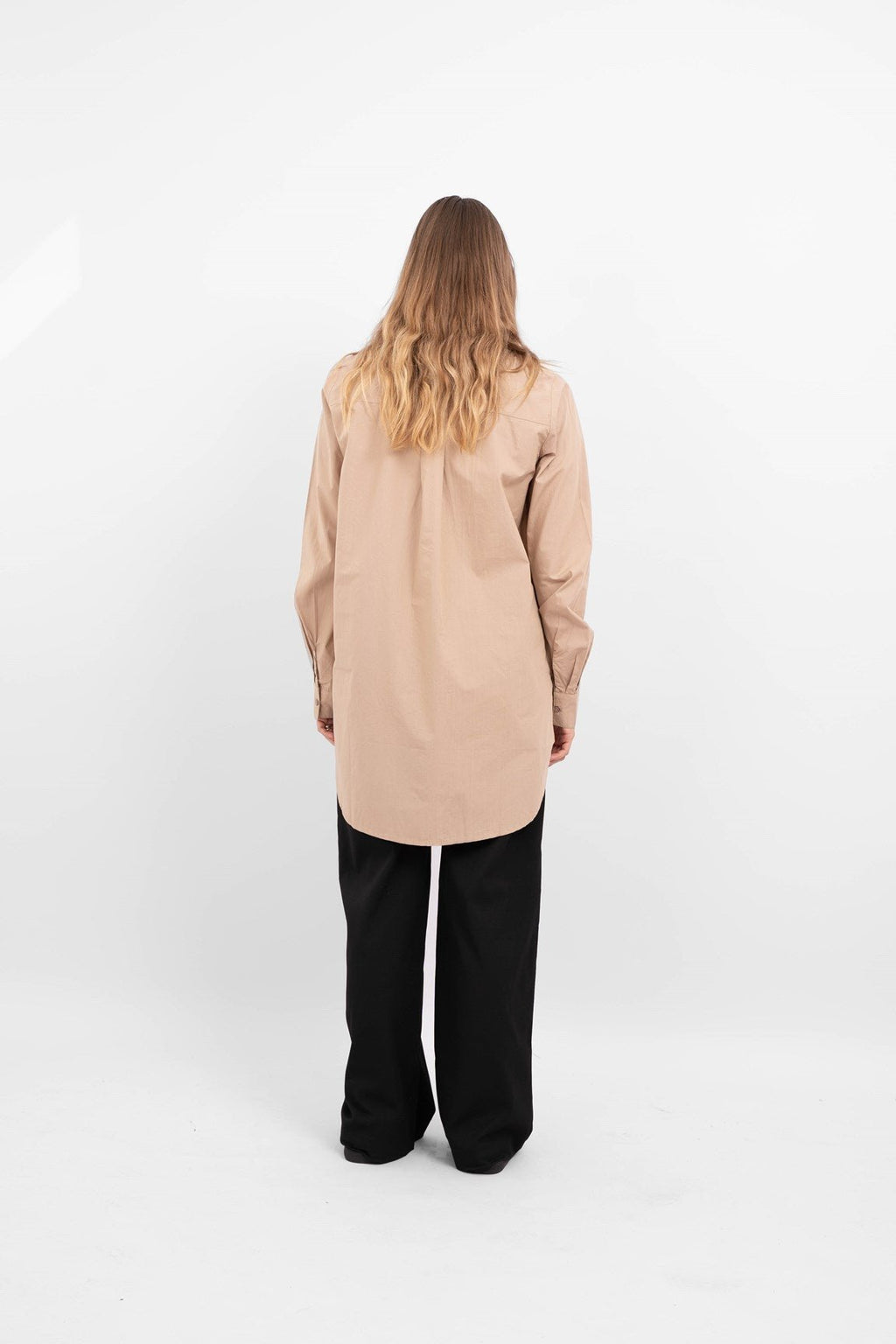 Jiva Langærmet Skjorte - Silver Mink