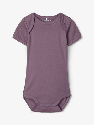 2-pak trykknap natdragt - Røde nuancer