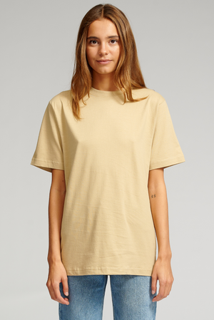 Oversized T-shirt - Sand (dame)