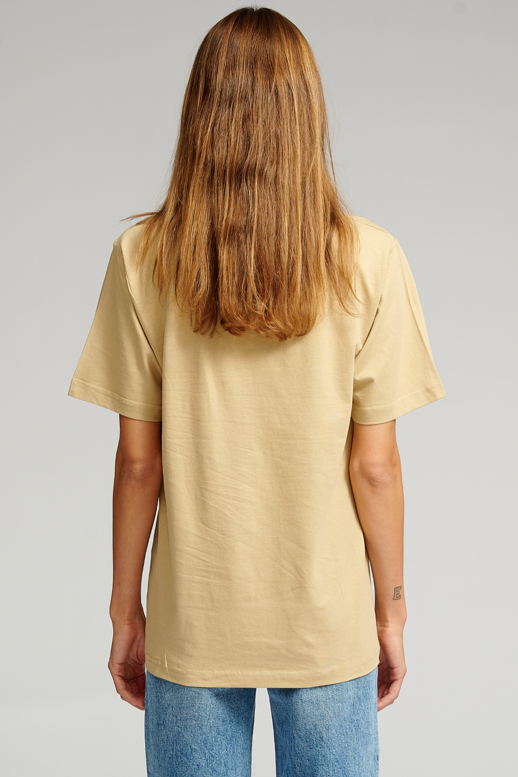 Oversized T-shirt - Sand (dame)