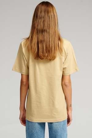 Oversized T-shirt - Sand (dame)