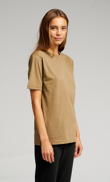 Oversized T-shirt - Khaki (dame)
