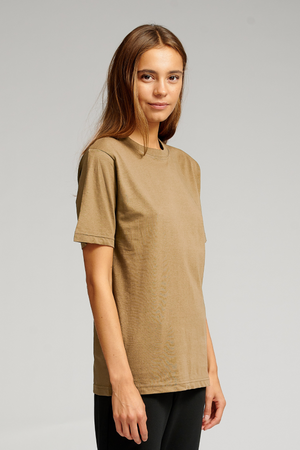 Oversized T-shirt - Khaki (dame)