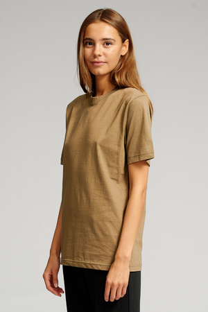 Oversized T-shirt - Khaki (dame)