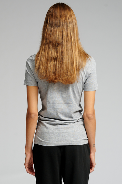 Fitted T-shirt - Oxford Grå
