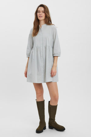 Sisi 3/4 Kjole - Grøn