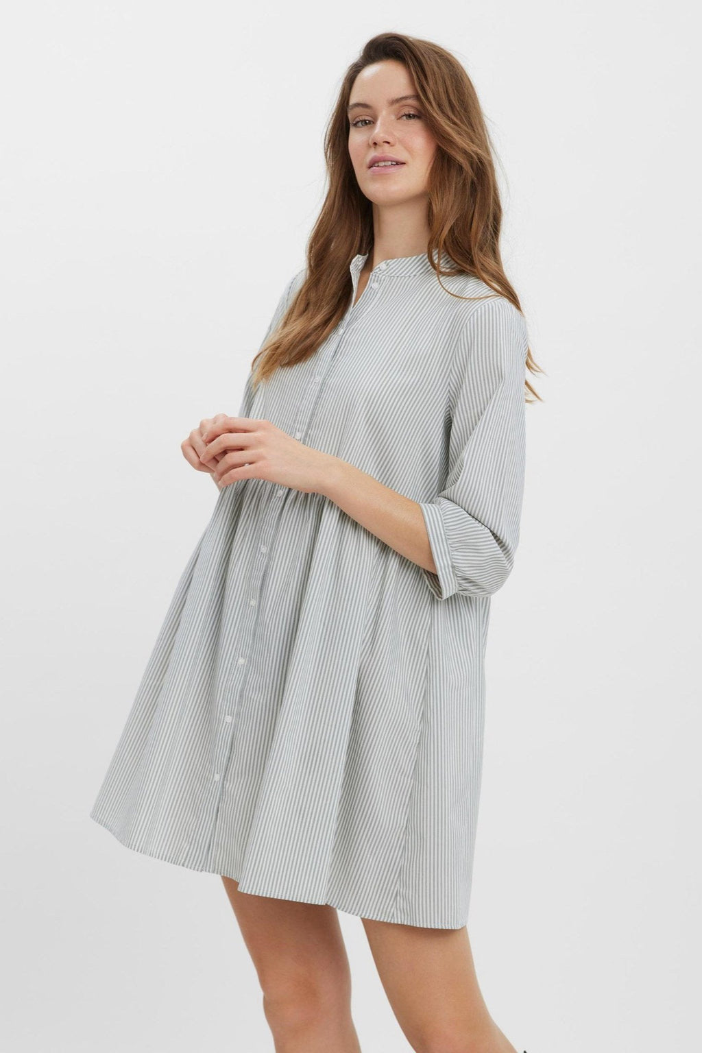 Sisi 3/4 Kjole - Grøn