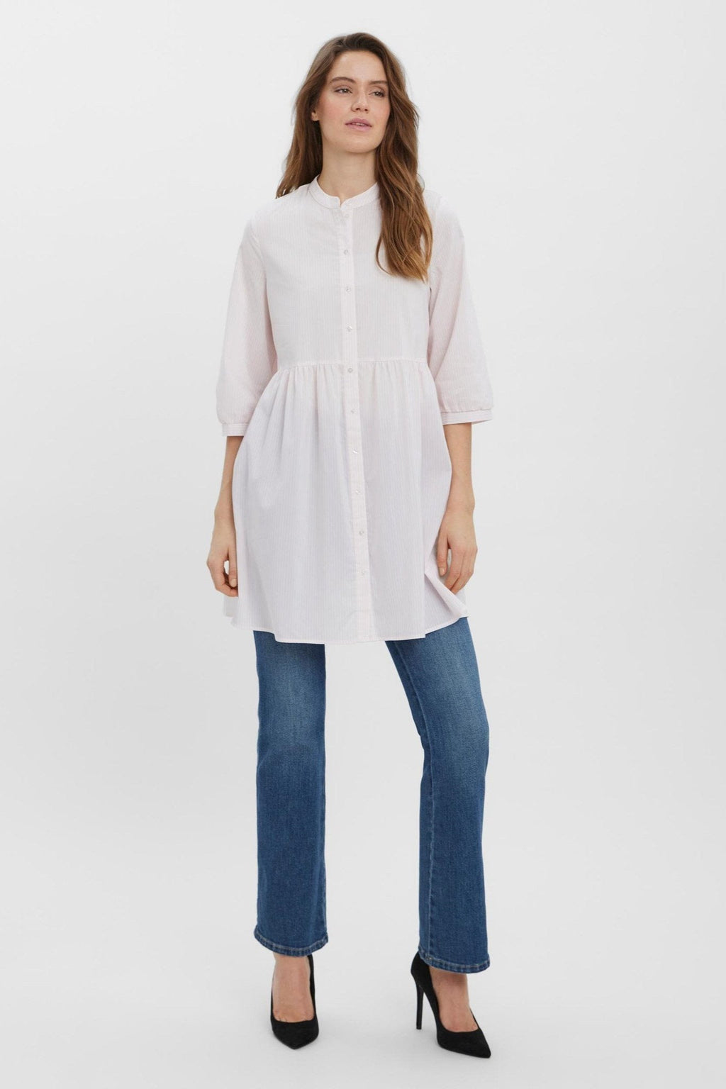 Sisi 3/4 Kjole - Parfait Pink