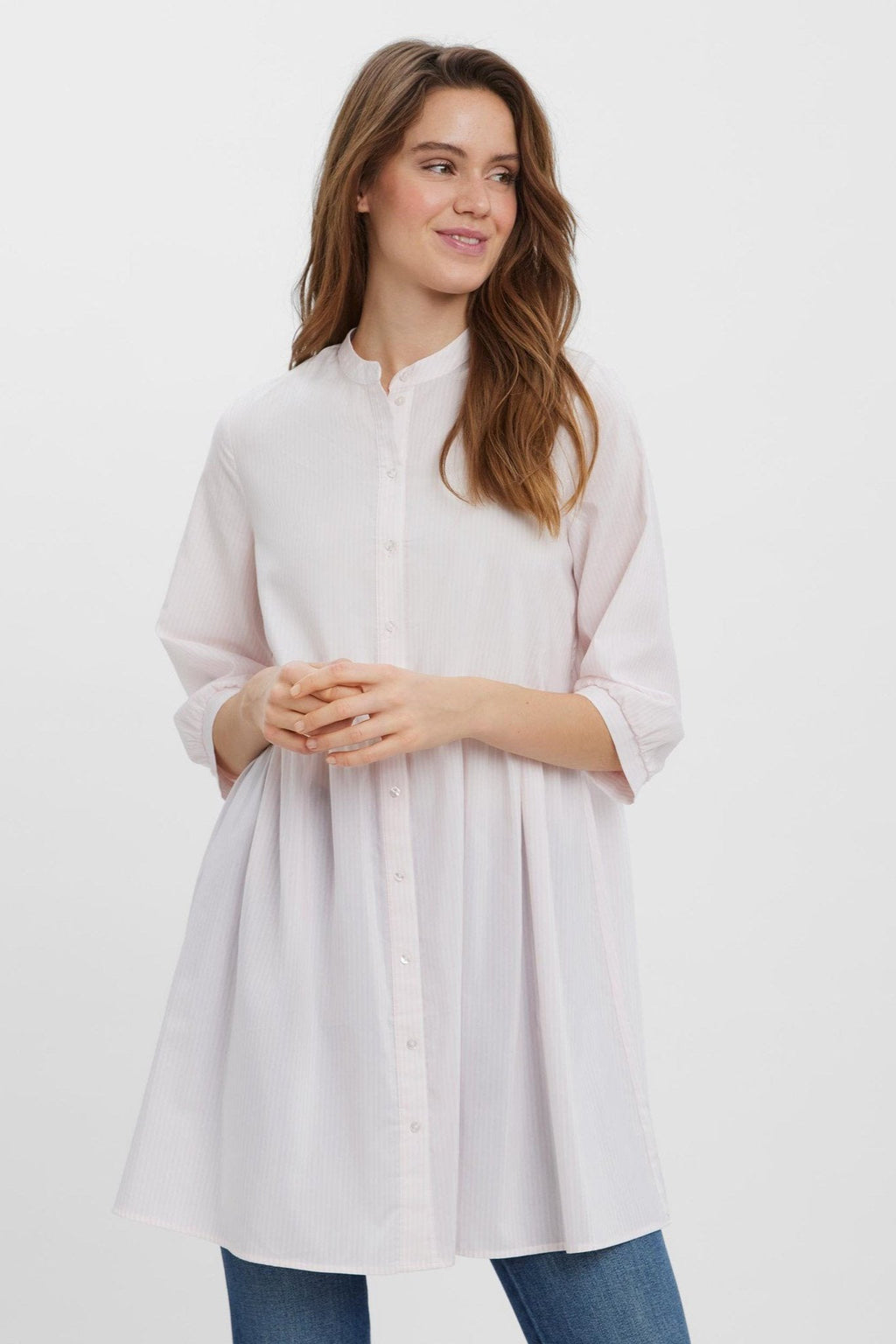 Sisi 3/4 Kjole - Parfait Pink