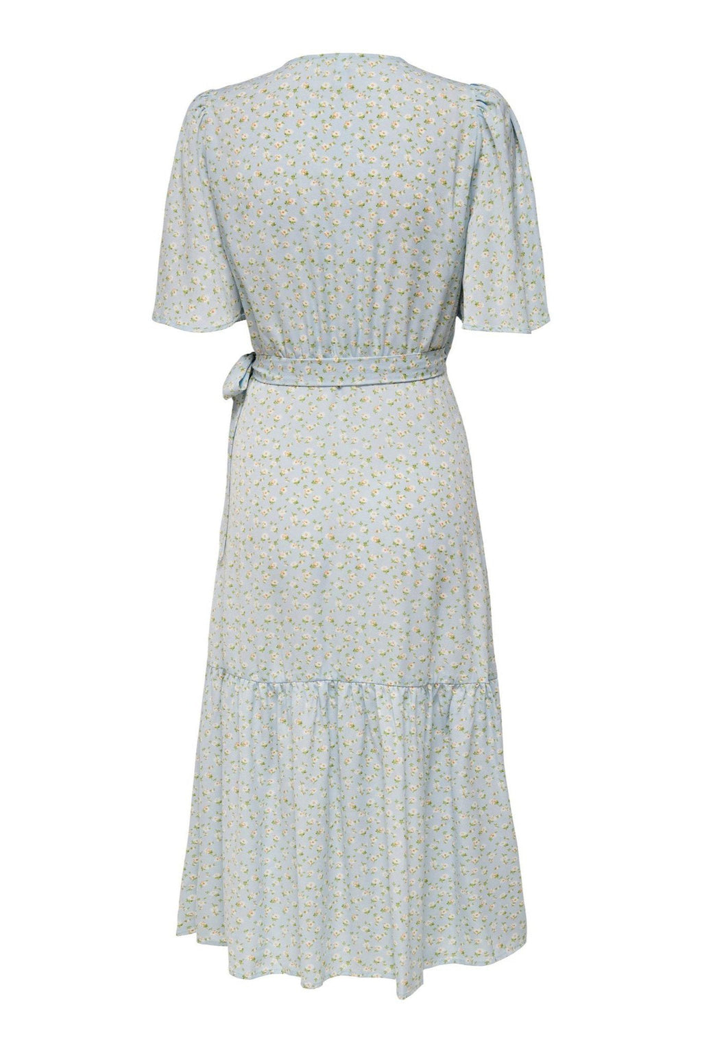 Dina 2/4 Omslået Kjole - Blå