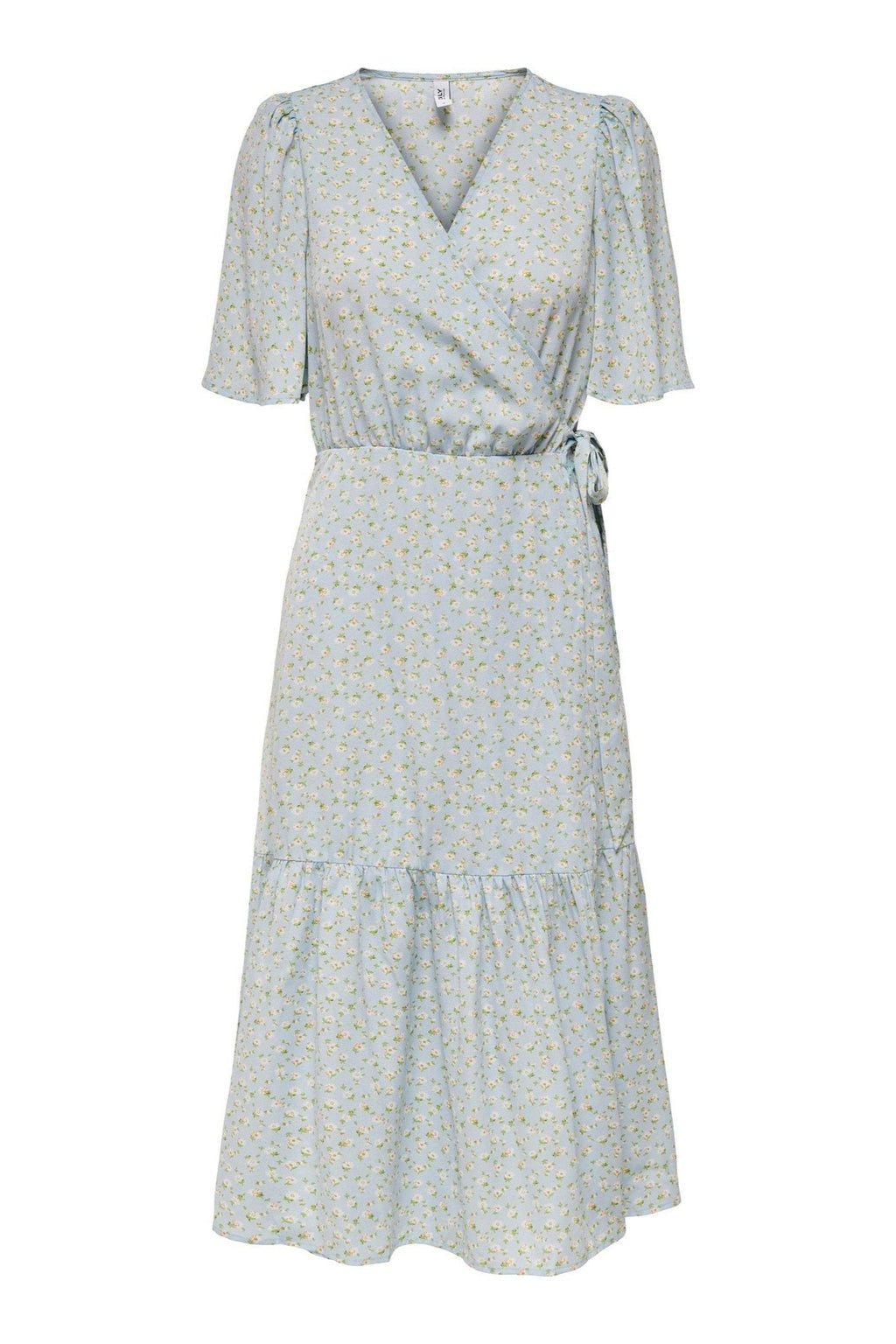 Dina 2/4 Omslået Kjole - Blå