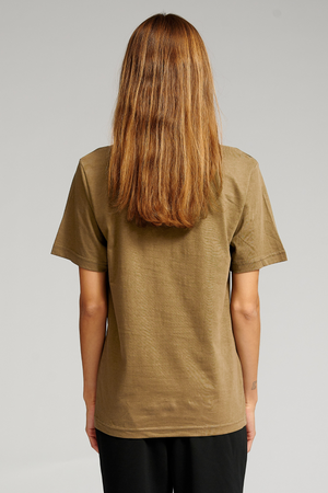 Oversized T-shirt - Khaki (dame)