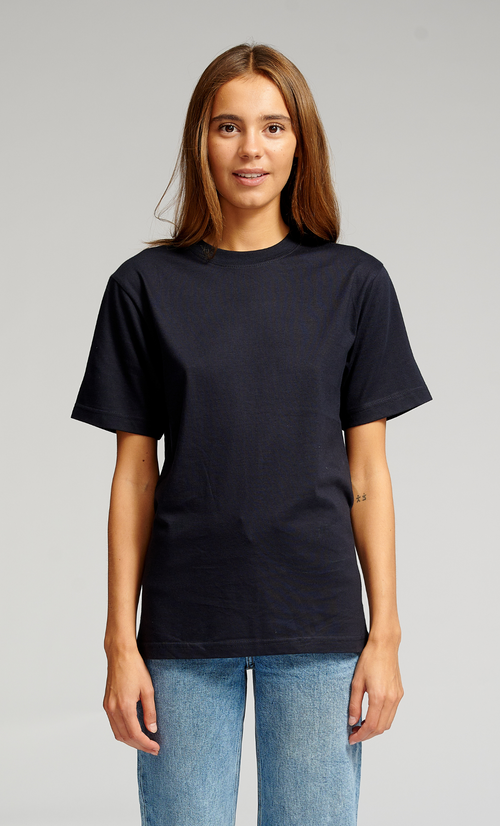 Oversized T-shirt - Navy - TeeShoppen - Blå