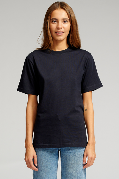 Oversized T-shirt - Navy - TeeShoppen - Blå