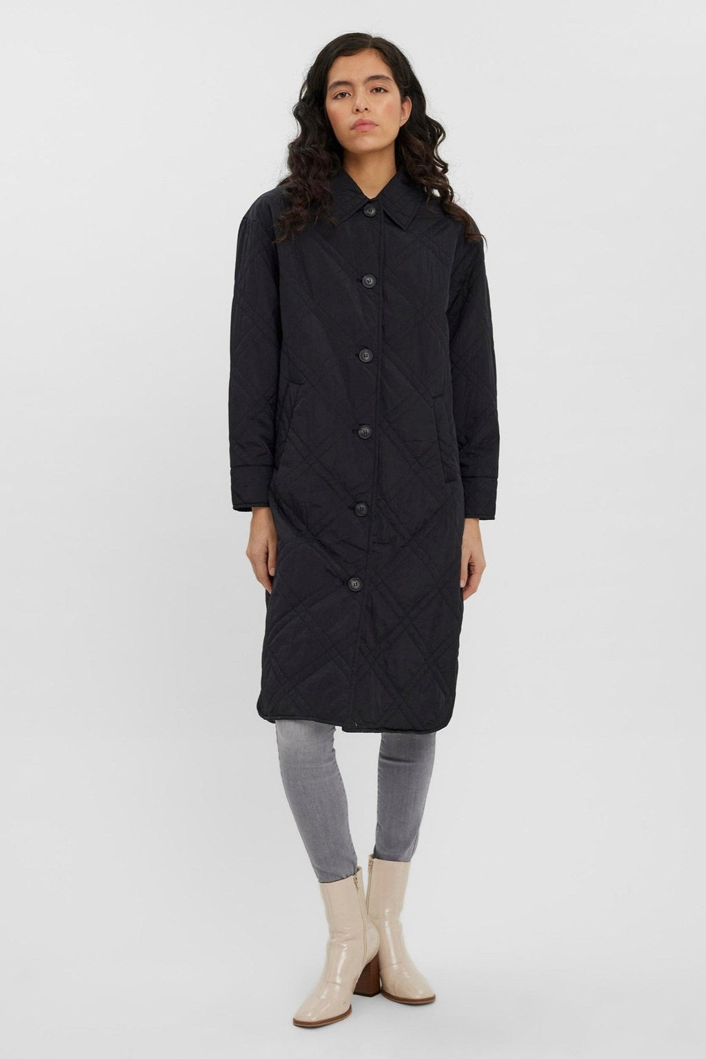 Ambere Merson Long Coat - Sort